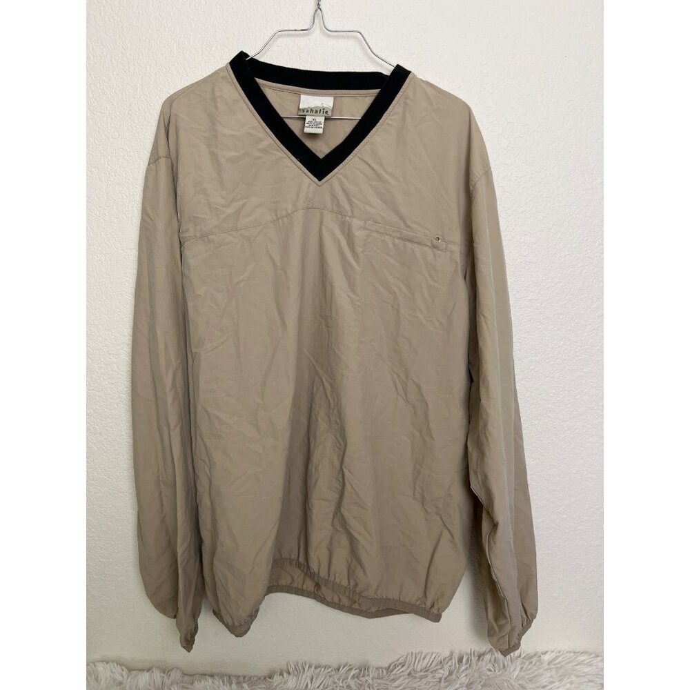 Sahalie Men's V-Neck Pullover Nylon Shirt XL